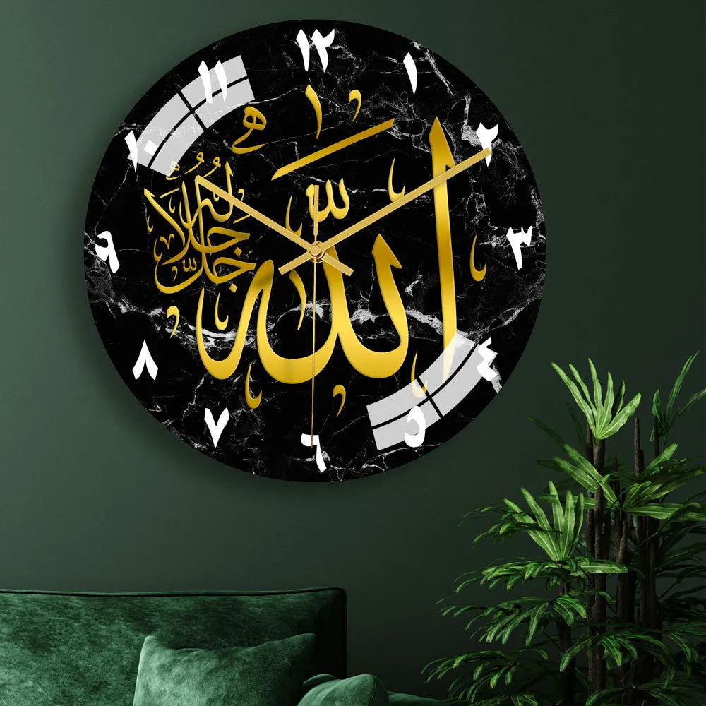 3D Acrylic Islamic Clock